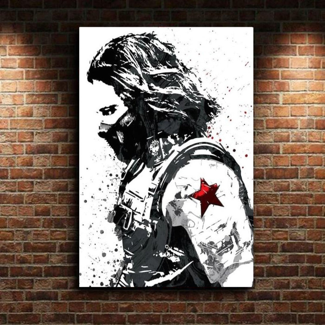 TORN WARRIOR CANVAS – STRENGTH AND REDEMPTION