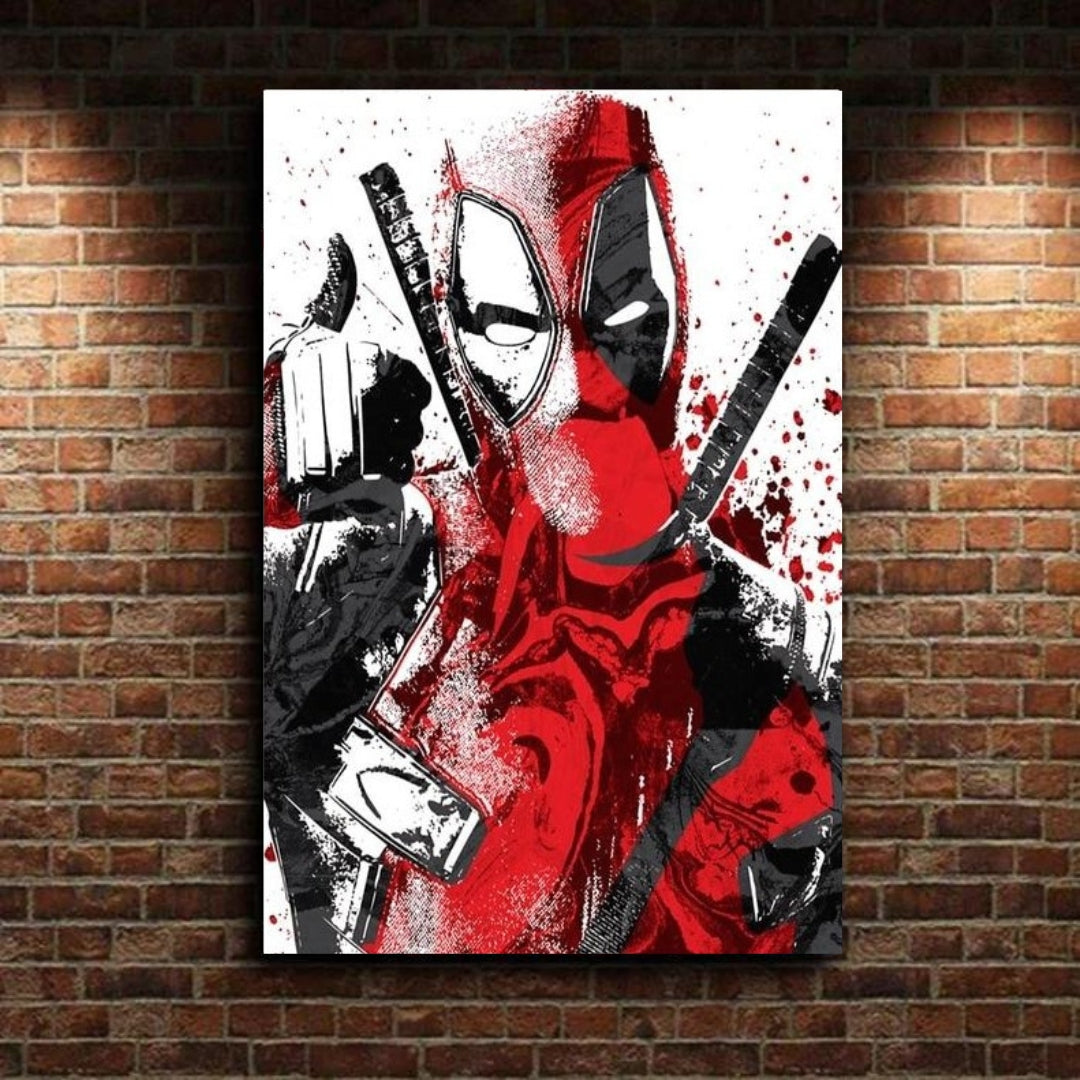 DEADPOOL CANVAS - BOLDNESS AND HUMOR