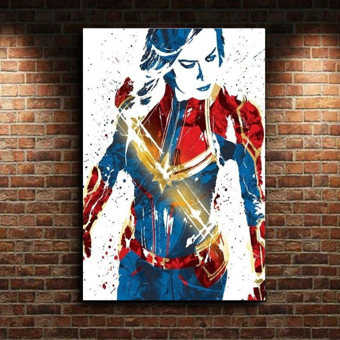 CAPTAIN MARVEL CANVAS - POWER AND INSPIRATION