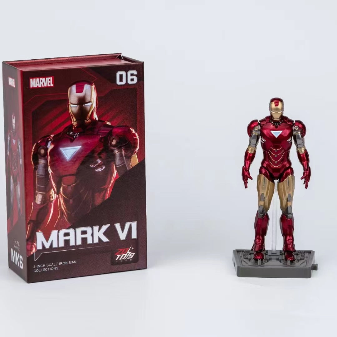 FIGURINE MINIATURE - IRON MAN 3 - IRON MAN HALL OF ARMOUR (LOT DE 7 UNITÉS)