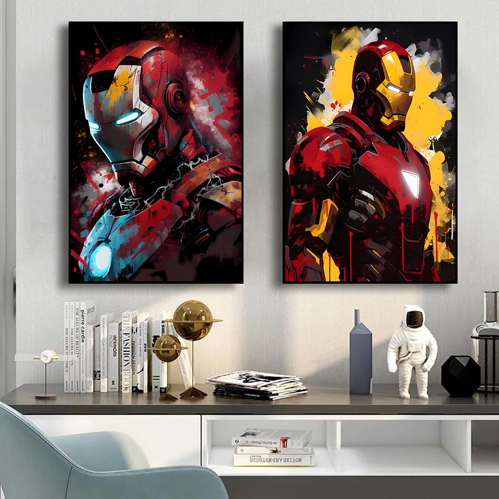 TECH HERO POP ART CANVAS – COLORS AND DYNAMISM