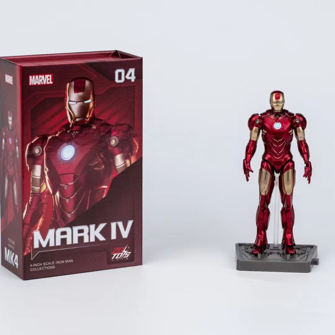 MINIATURE FIGURE - IRON MAN 3 - IRON MAN HALL OF ARMOR (SET OF 7 UNITS)