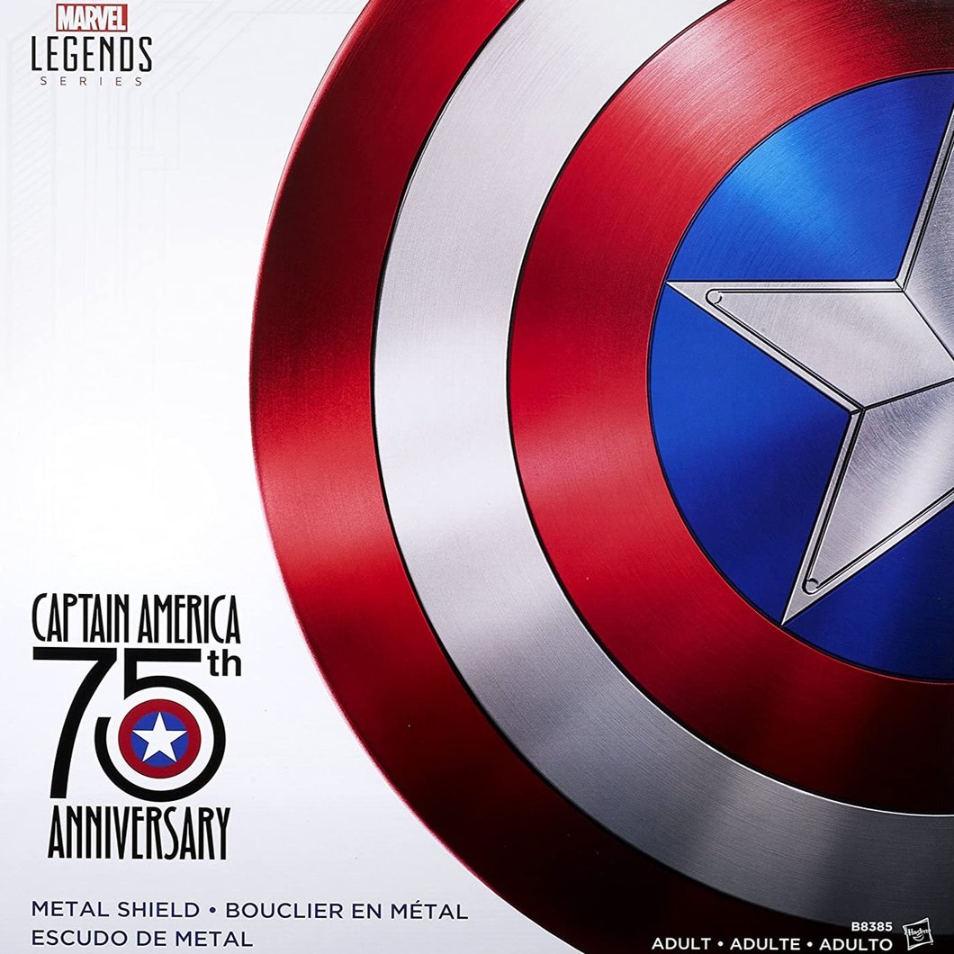 Captain America Legends Series 75th Anniversary Metal Shield