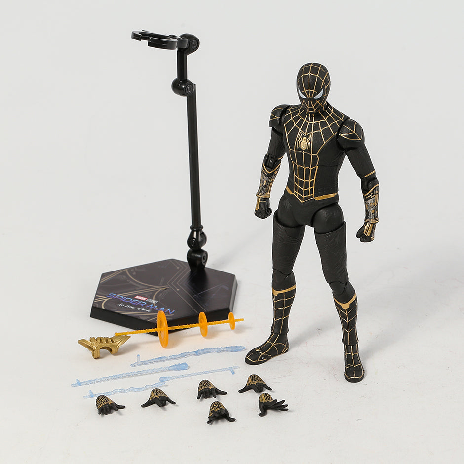 SPIDER-MAN (BLACK GOLD SUIT) 1:10 SCALE COLLECTIBLE FIGURE